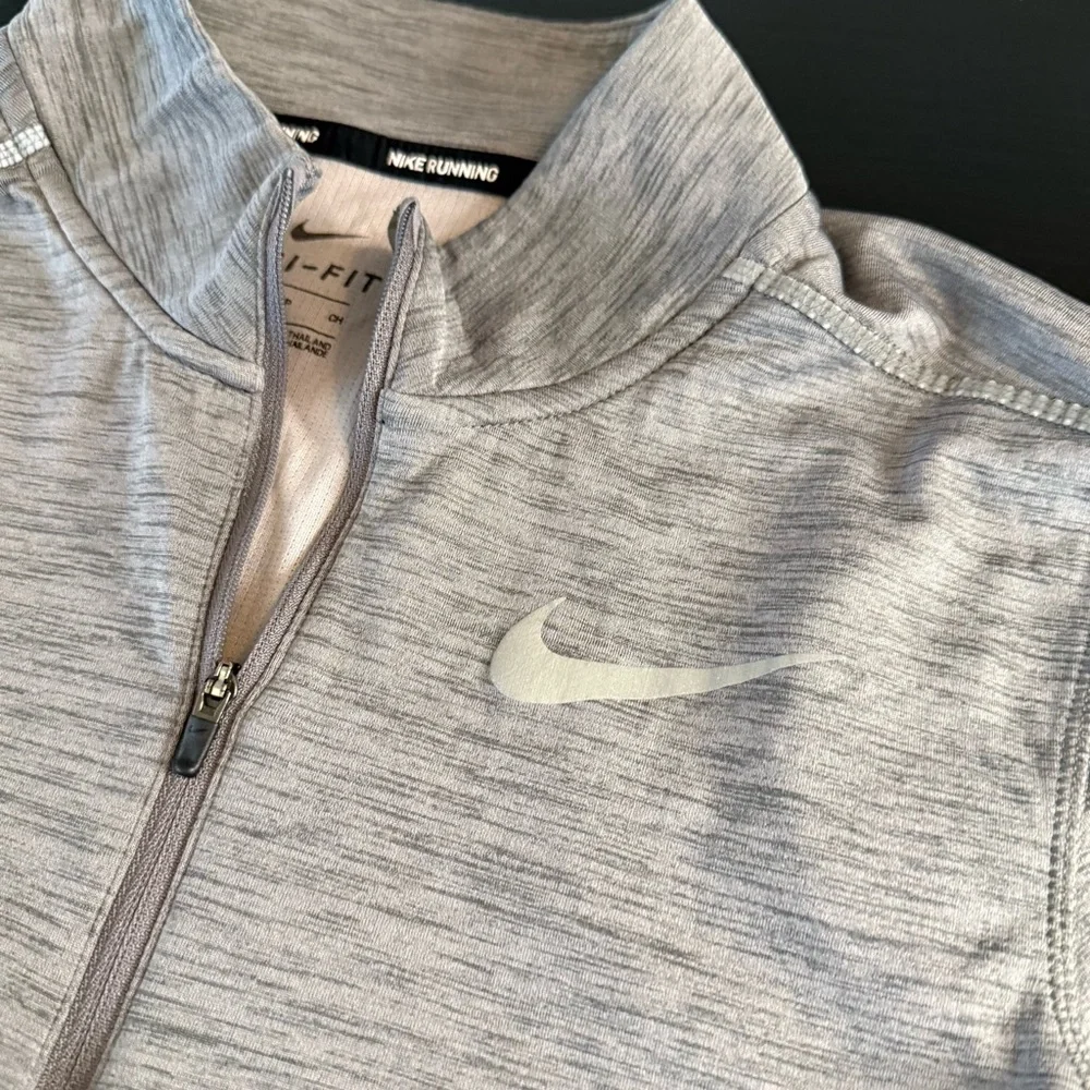Nike Dri-FIT Gray Running Top‎